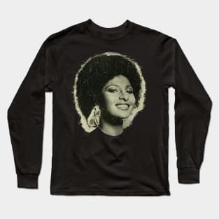 Pam Grier / Vintage Blaxploitation Art # 2 Long Sleeve T-Shirt